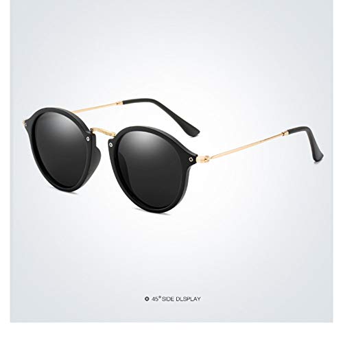 Preisvergleich Produktbild HONGYAN Sonnenbrille Unisex Round Sun Brille Polarisierte Sonnenbrille Für Frauen Männer