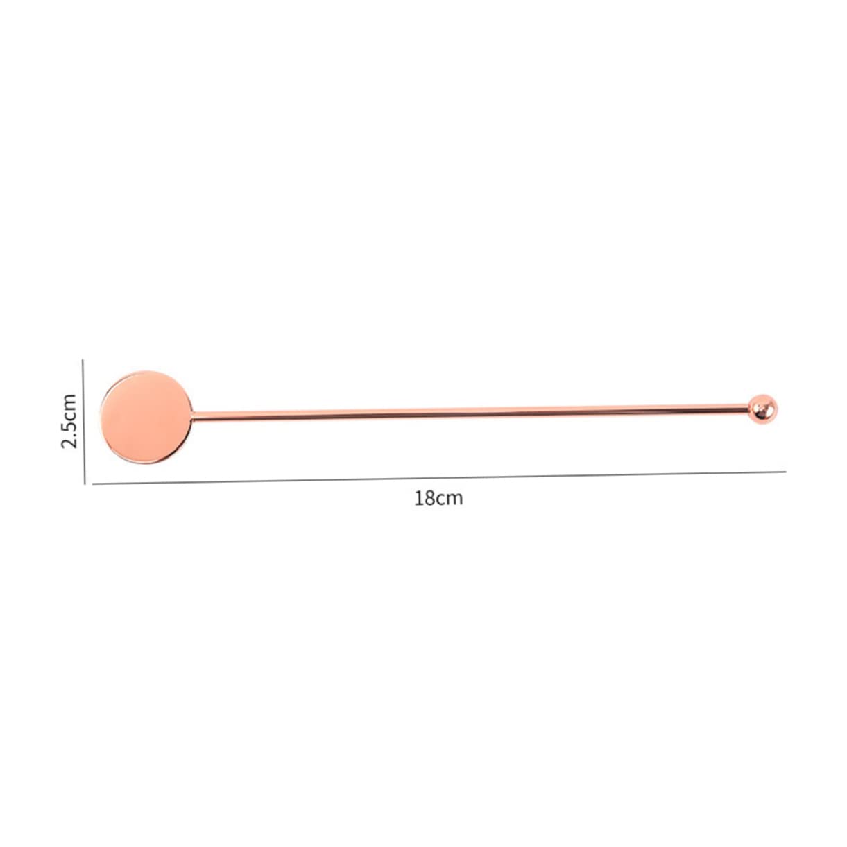 Cabilock 4pcs Stainless Steel Bar Swizzle Sticks Mixing Rods for Cocktails Coffee and Beverages Gunmetal for Home and Professional Use