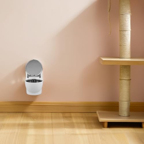 Fuente de Agua para Gatos Levemolo en Forma de Inodoro miniatura 5