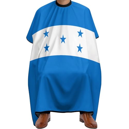 XKAWPC Honduras Flag Barber Cape Professional Hair Cutting Apron Hairdresser Cape Salon Cape for Men Women
