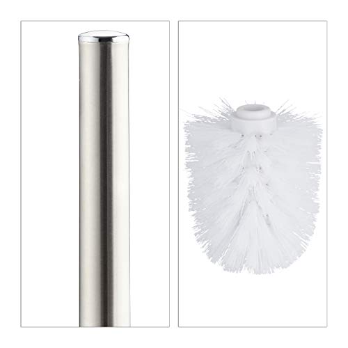 Porte brosse WC céramique hygiénique à tête interchangeable - 7