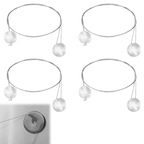 4-Piece Car Emblem Removal Kit, 30cm White Wire Tool Set for Badge/Logo Removal on Cars, Trucks & Motorcycles