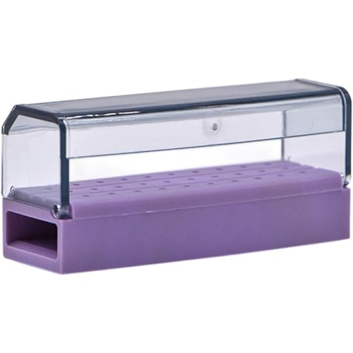 Caja organizadora para brocas de taladro de manicura miniatura 7