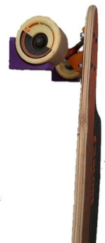 Suporte Apoio De Parede Skate Longboard C Parafuso (Branco)