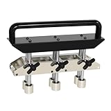 【Precise Bending Performance】This sheet metal bender features a 3-station roller bender design that ensures smooth, stable, and uniform bends across unlimited lengths. Perfect as a reliable metal bending tool for both professional and DIY use 【Wide A...