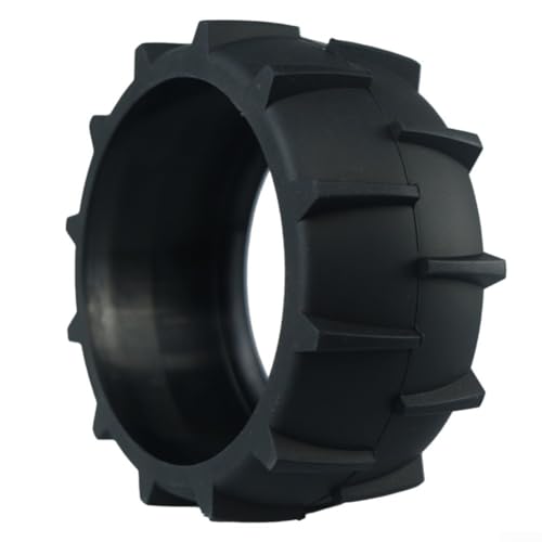 Robot de corte de césped anti polea, para cortacésped robótico, repuesto para robot de corte de césped, pieza de rueda de goma, 110 x 40 mm, 1/2/4 piezas (1 unidad)