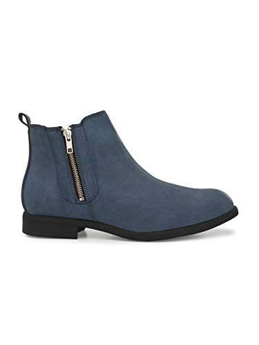 Image of HiREL'S Men's Chelsea Zipper Boots | Soft Cushioned Insole, Slip-Resistance, Dynamic Feet Support, Arch Support & Shock Absorption