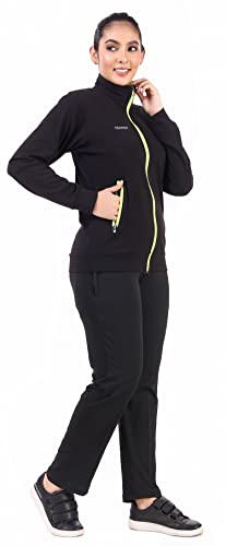 Image of Tempest Women's Stylish Ultra Strechable Lycra Sports Athletic Gym Running Sports Track Suit | Women's Yoga Track Suit Pants, Joggers, Gym, Active Lower Wear ll (2 Piece Set)