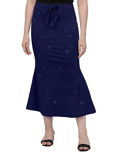 Image of Mehrang Shimmer Lycra Saree Shapewear Petticoat for Women, Cotton Blended,Petticoat,Skirts for Women,Shape Wear Dress for Saree