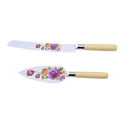 COLLBATH 1Set Stainless Steel Cake Cutter Wedding Cake Server Portable Baking Spatula for Effortless Slicing Essential Tool for Birthdays Weddings and Gatherings