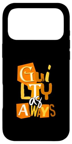 Orange Color Always Guilty Orange Graphic �X�}�z�P�[�X iPhone 17 Pro Max �p