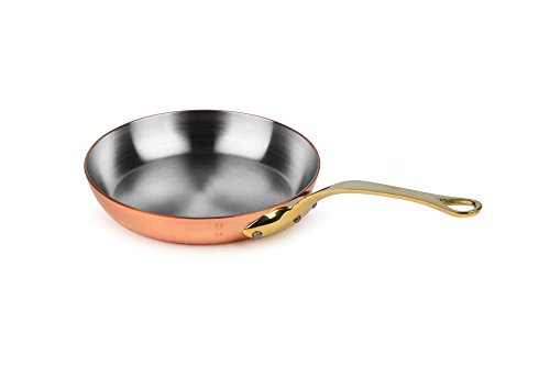 Mauviel M heritage 250B 2.5mm 8-inch Copper Skillet with Bronze Handle