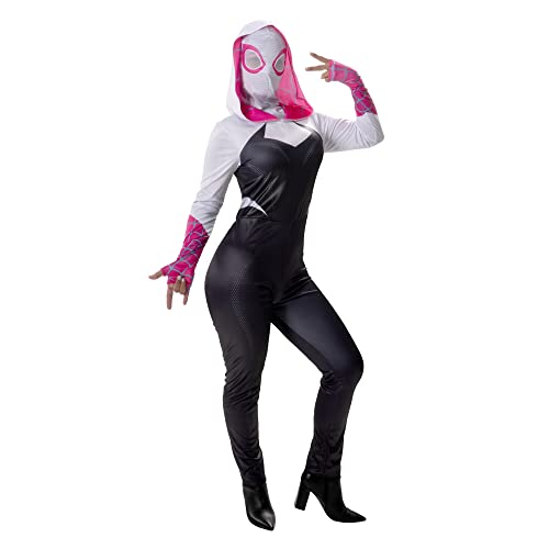 Marvel Adult Spider-Gwen Costume, Spiderman Womens Gwen Stacy Superhero Halloween Costume - Officially Licensed #TOP3