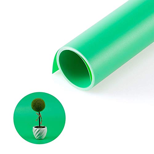 Meking Photography Backdrop Matte PVC Background 2751 inch (68130cm) Green