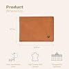 DONBOLSO Minimalist Leather Wallet for Men - Slim Wallet with RFID Blocking Protection - Pocket Wallet, Bill & Credit Card Holder - Best Wallet Gift for Men - Phoenix w/o Coin Pocket Vintage Brown
