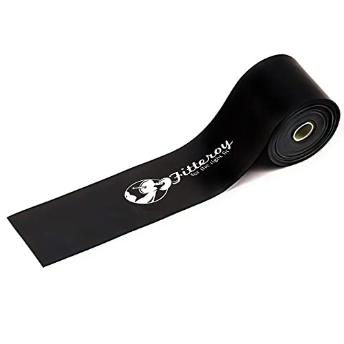 Fitteroy Floss Compression Band for Mobility and WOD Recovery Through Muscle Compression,Tack, and Flossing - Black