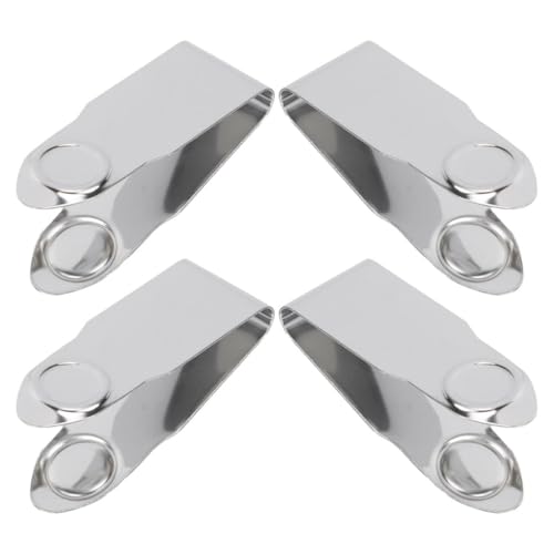 Cabilock 4Pcs Stainless Steel Strawberry Huller and Stem Remover Tool Set Ergonomic Fruit Picker for Quick Removal of Strawberry Cherry and Stems Kitchen Accessory