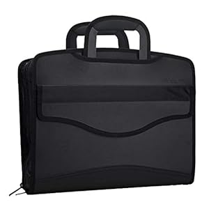 Business Document Bag Messenger Work Briefcase Waterproof Fabric Expanding File Folder Tote Travel Portfolio Document Holder