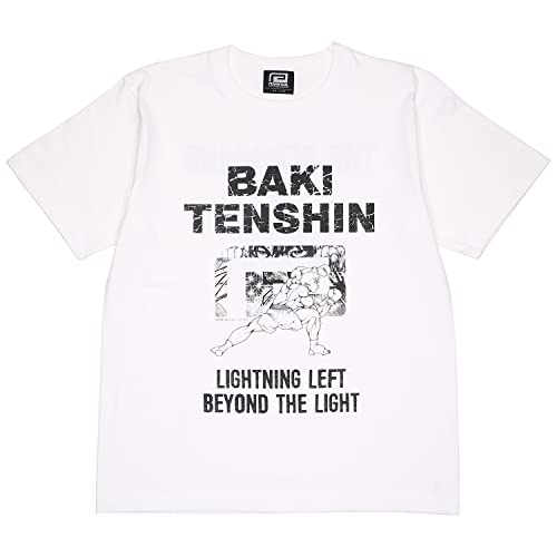 (リバーサル) reversal BAKI×TENSHIN BEYOND THE LIGHT TEE (SS:TEE)(T703-WH) Tシャツ 半袖 カットソー 那須川天心 国内正規品 L ホワイト