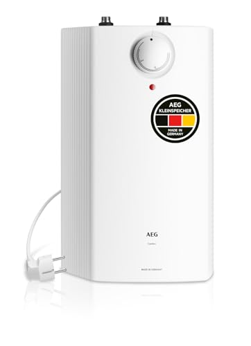 AEG druckloser Kleinspeicher Huz 5 Comfort mit ThermoStop-Technologie mit Stecker, 5l, untertisch, stufenlose Temperaturwahl von ca. 35-85 °C, 2kW, 222164*