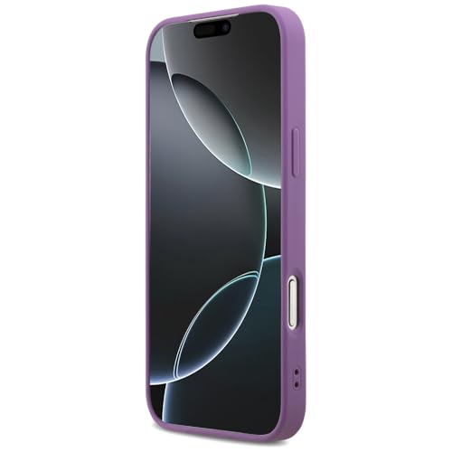 Coque iPhone 17 Pro Max Guess violette antichoc paillettes fixe 4G