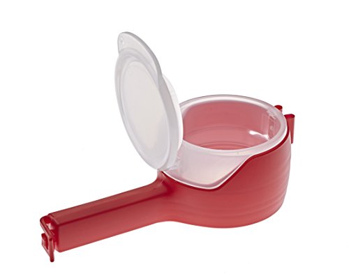 TURBO PRODUKTE Snackspender 3er Set - Wiederverwendbarer - Gadget für Cornflakes, Nussspender, Süßigkeiten uvm. - Luftdichter Tütenverschluss