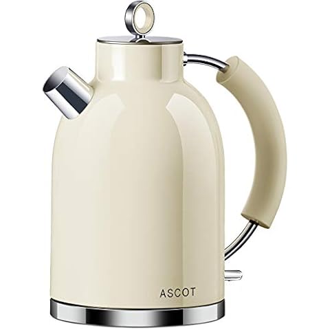 ASCOT Wasserkocher Edelstahl, Elektrischer Wasserkessel Geschenke Cover