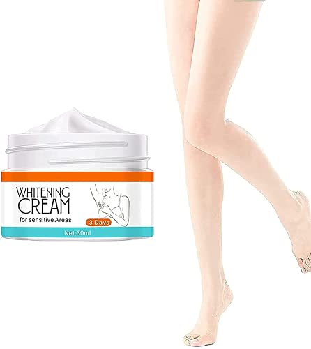 2 Pack Whitening Skin Lightening Bleaching Cream,Dark Skin Whitening Cream,Moisturizes and Effective Whitening Body Cream,10 Sec