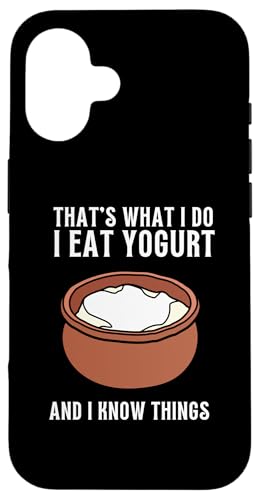 プロバイオティクス 乳製品、フローズンヨーグルト スマホケース iPhone 16 用
