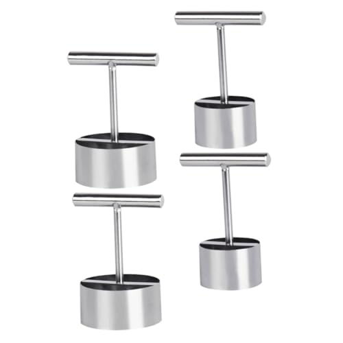 ERINGOGO 4個 ステンレス製果物芯抜き器 錆びにくく掃除簡単で シャープな刃で梨 リンゴの芯取りに キッチン必須ツール 家用フルーツコアラ