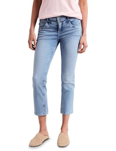 Street One Dżinsy damskie w stylu, Ultra Bleach Random Washed, 30W / 26L