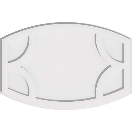Image of Ekena Millwork CMP26X17KY Kailey Architectural Grade PVC Contemporary Urethane Ceiling Medallions 26 inchW x 17 3 /8 inchH x 14 inchC x 1 inchP