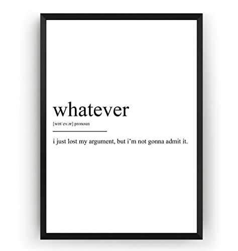 Ara Step Words Definition Poster Print 13