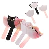 Miroir À Cils Personnalisé En Acrylique, Accessoire Photo Personnalisé For Cils, Miroir À Cils Portable Avec Nom Imprimé En 3D, Cadeau For Esthéticienne 8,5 x 5,5 pouces