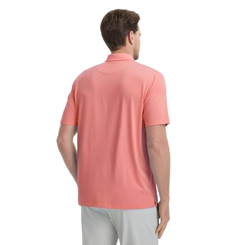 M MAELREG Mens Golf Shirts Moisture Wicking Dry Fit Business Casual Stretch Jacquard Short Sleeve Golf Polo Shirts for Men3
