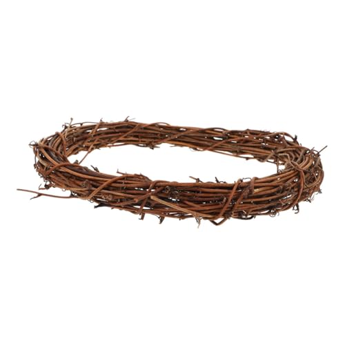 TOBBOMEY Ratán Natural De Aro para DIY Decoración para Bodas Fiestas De Cumpleaños De Ramas De Parra