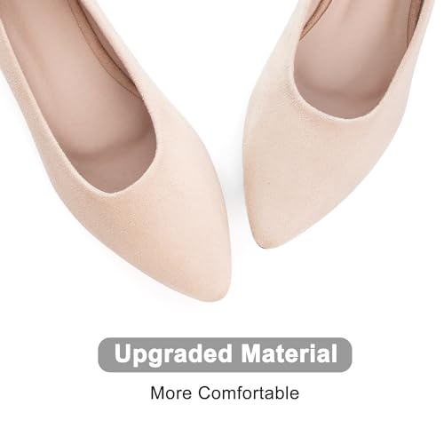 Image of Dear Time Women's Pointed Toe Ballet Flats Simple Casual Office Work Flats Slip-on Comfortable Shoes