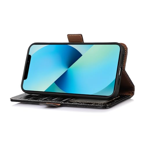 Étui portefeuille Samsung S20 Ultra marron en cuir véritable à rabat magnétique protecteur