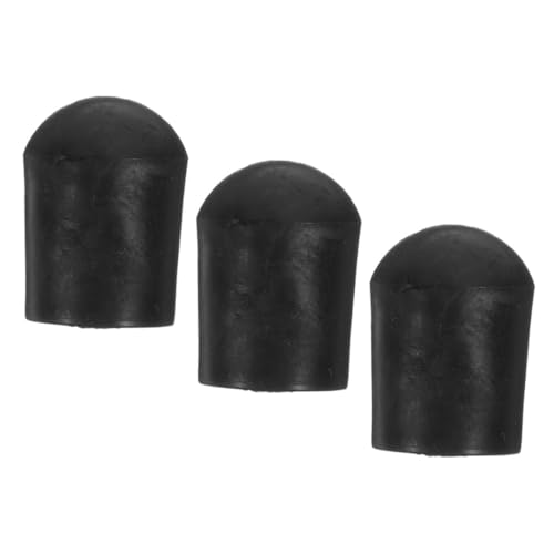 Yardwe 3pcs Cello Endpin Tips Rubber Caps Durable Endpin Stoppers for Musical Instruments Non Slip Design Essential Accessory for Prolonging Cello Lifespan and Performance Stability