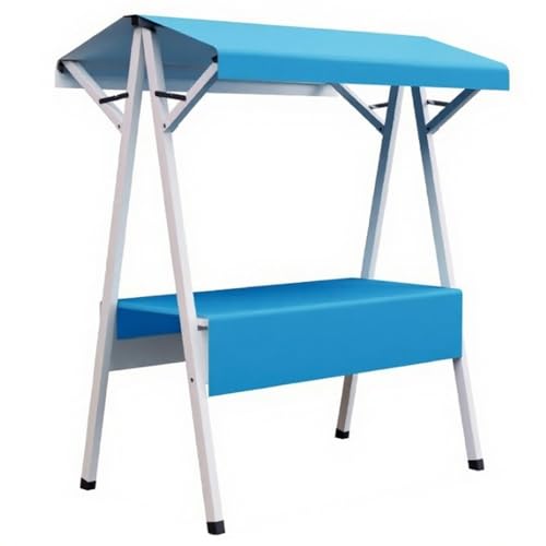 Quiosco plegable de 180 cm para cabinas de calle al aire libre, festivales y playas, perfecto para vender pasteles, frutas, flores y artículos de segunda mano