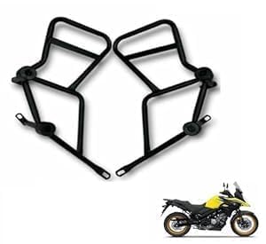 crash guard protector black for v strom 250 new model with 4 pcs slider