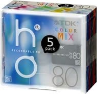 Amazon.co.jp: TDK MD (MD-HO80MAX5N) 80 Minute Color Mix Pack of 5