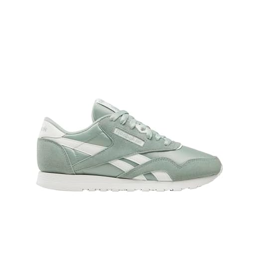 Reebok Tênis feminino Cl Nylon Mh Fashion, Verde híbrido/verde híbrido/giz, 38