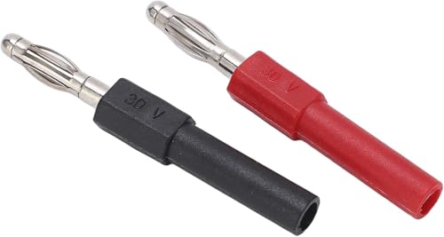 5Set J.20012 Conector Tipo Banana 4mm Macho a 2mm Hembra Multímetro Adaptador de Conector Tipo Banana para Sondas de Cables de Prueba de Multímetro