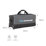 Lifeventure Expedition Large Duffle Bag with Wheels, 120 litres | Soft, Folding Base, Compact When Not in Use - Image 2