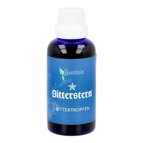 Laetitia Bitterstern - Gotas amargas originales de 17 hierbas naturales de la mejor calidad – Gotas amargas con sabor aromático y fino – según Hildegard von Bingen, 50 ml