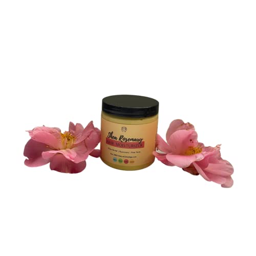 Shea Rosemary Hair Moisturizer – Leave-In Hair Dressing for All Hair Types – Deep Hydration & Shine – Natural Ingredients – Long-Lasting Moisture – Great for Protective Styling