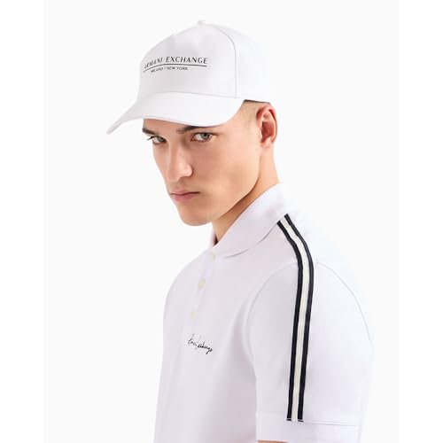 Image of Armani Exchange Men's Milano /New York Logo Baseball Hat