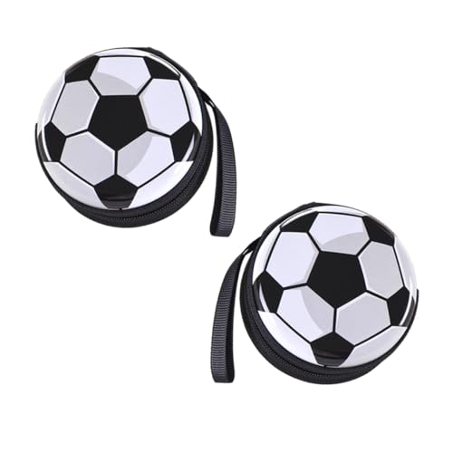 MAGICLULU 2pcs Soccer Ball Holder Coin Purse Tinplate Small Bag Change Purse for Girls Sports Tinplate Soccer Goodie Bag