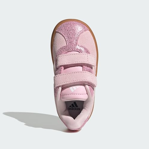 Image of adidas Boys Vl Court 3.0 Slip On Sneakers Shoes Casual - Pink, White